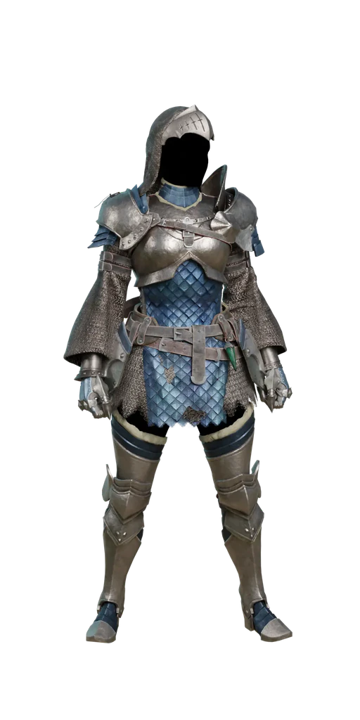 Alloy α armor set, presentation art