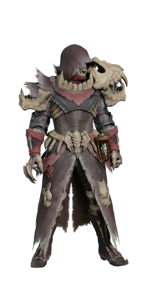 Death Stench α armor set, presentation art