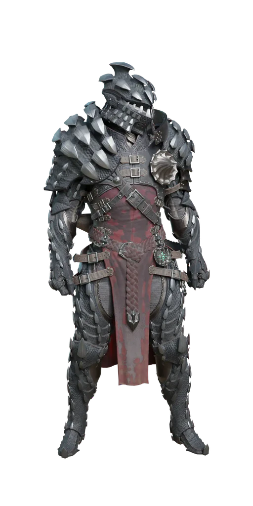 Balahara β armor set, presentation art