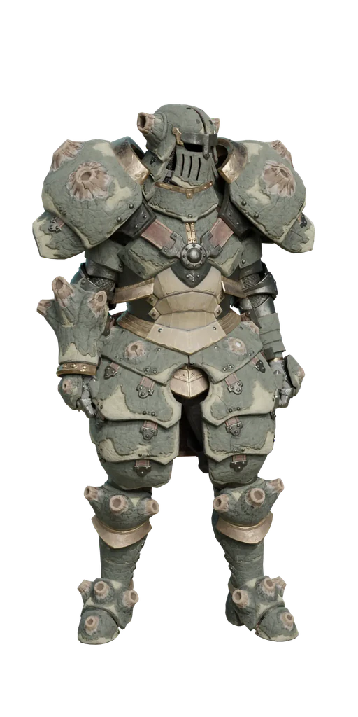 Gravios β armor set, presentation art
