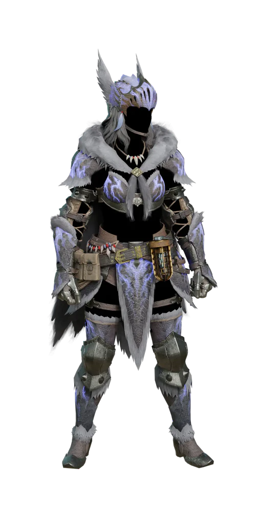 Guardian Fulgur α armor set, presentation art