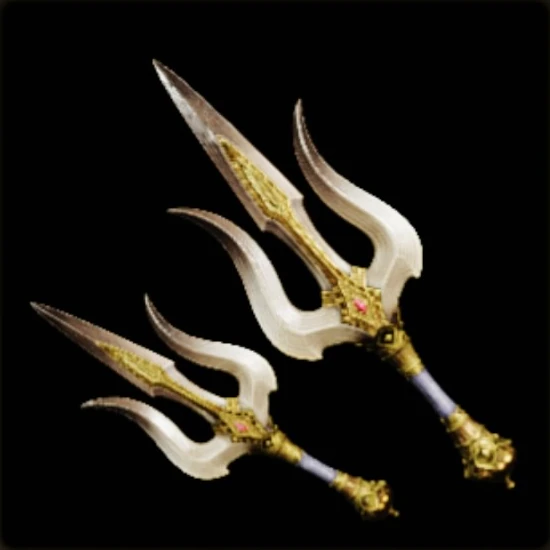 Blango Trishula, presentation art