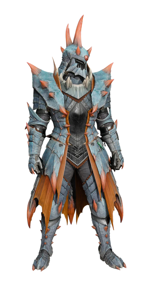 Lagiacrus β armor set, presentation art