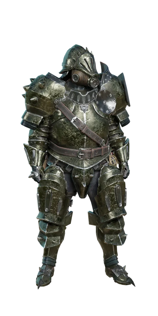 High Metal α armor set, presentation art