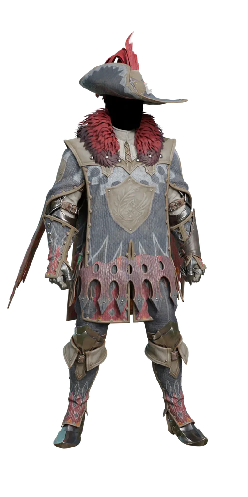 Quematrice armor set, presentation art