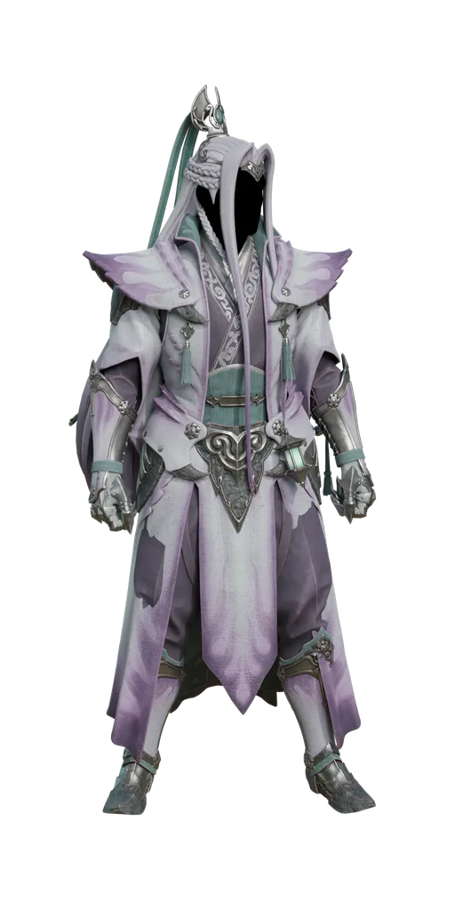 Hirabami α armor set, presentation art