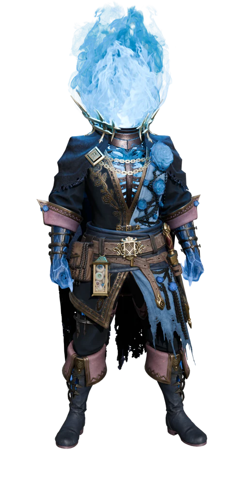 Dreamwalker α armor set, presentation art