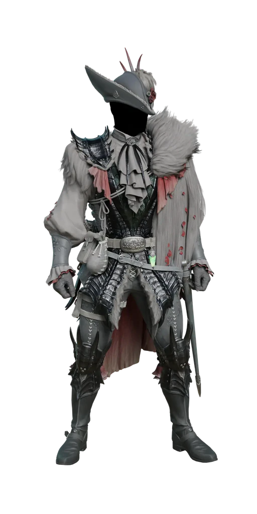 Lala Barina armor set, presentation art