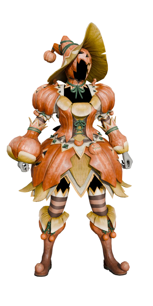 Harvest α armor set, presentation art