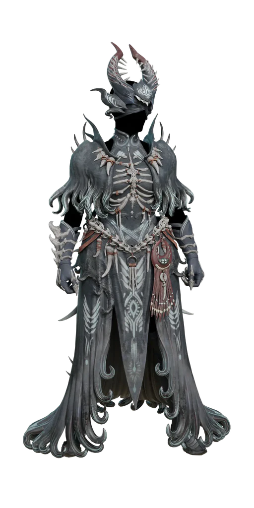 Nu Udra α armor set, presentation art
