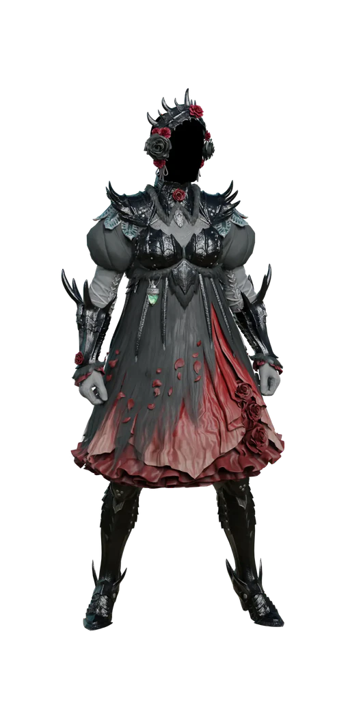 Lala Barina β armor set, presentation art