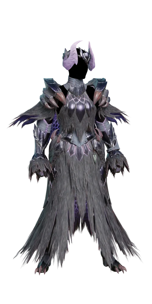 Gore β armor set, presentation art