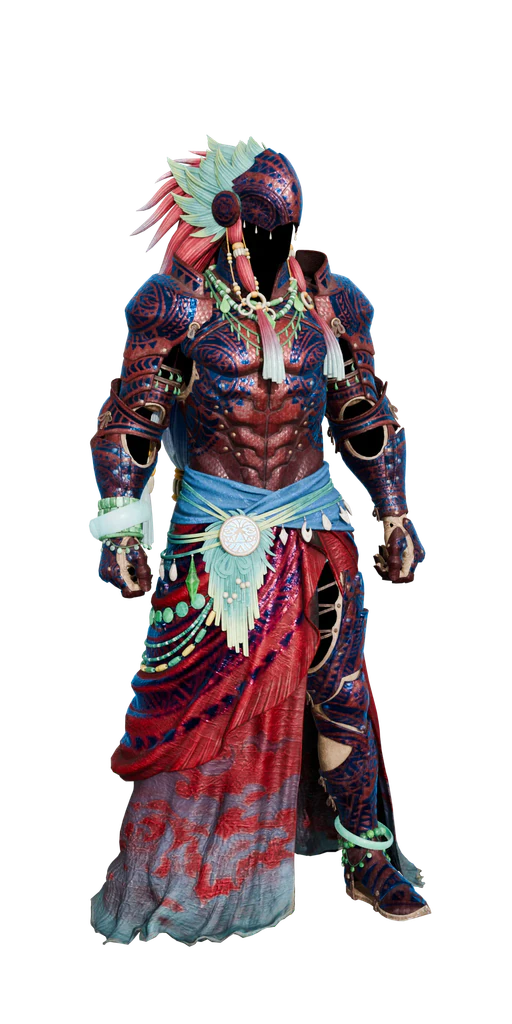 Uth Duna γ armor set, presentation art
