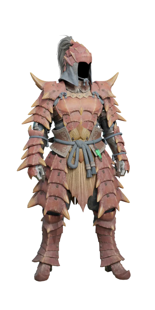 Kut-Ku α armor set, presentation art