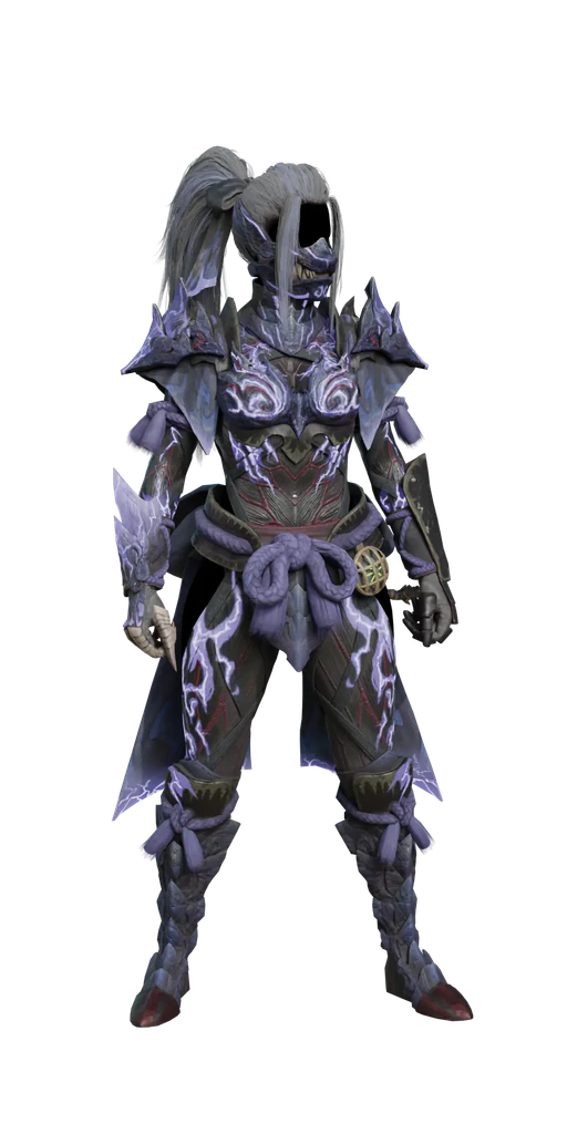 Guardian Ebony β armor set, presentation art