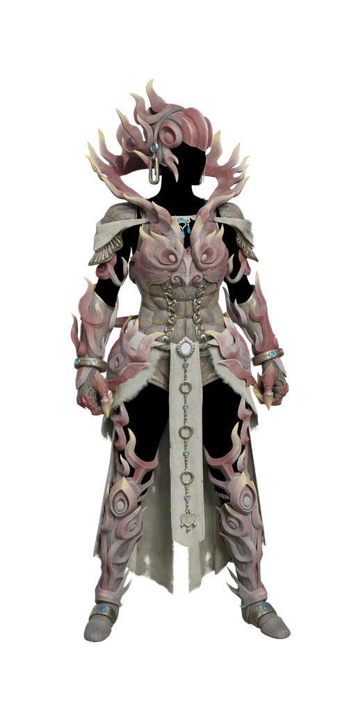 Ajarakan β armor set, presentation art