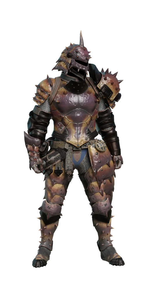 Vespoid α armor set, presentation art