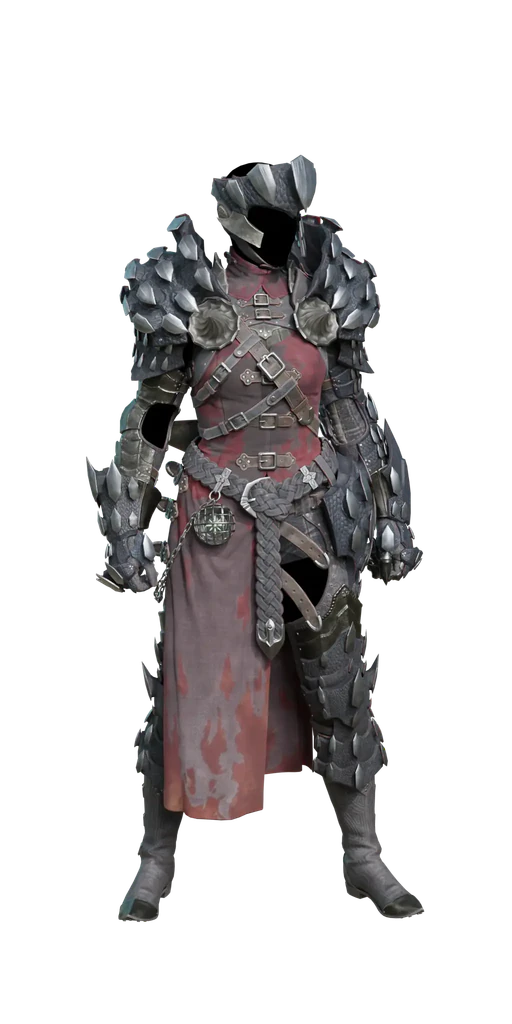 Balahara armor set, presentation art