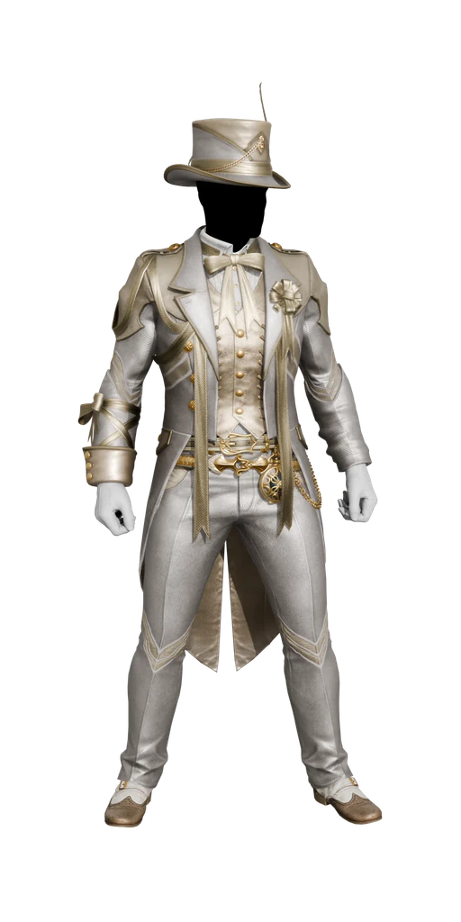Gala Suit α armor set, presentation art