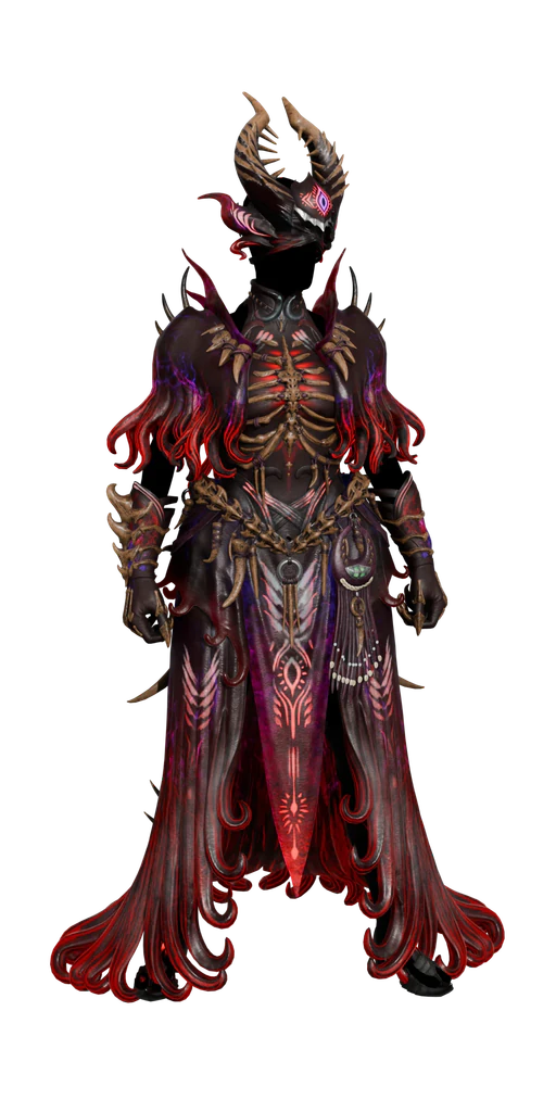 Nu Udra γ armor set, presentation art