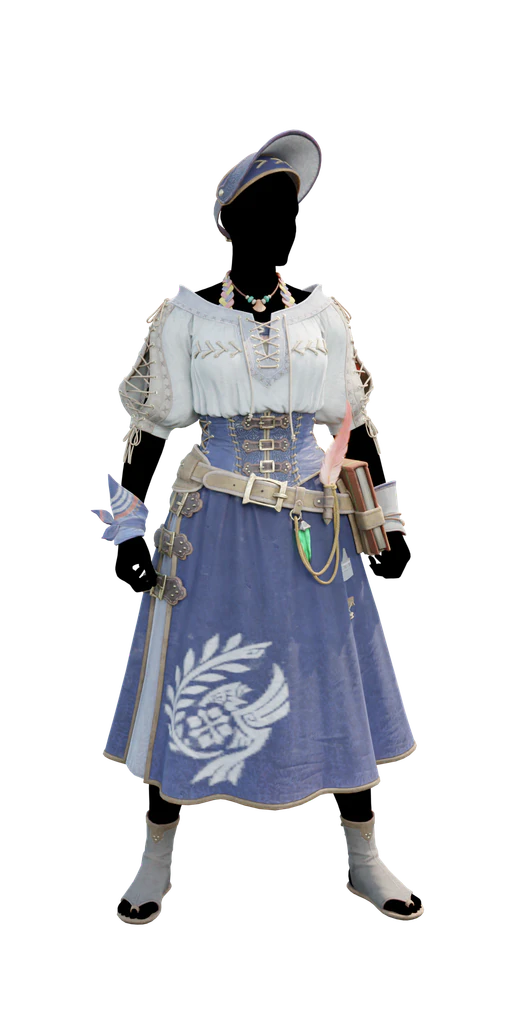 Clerk α armor set, presentation art