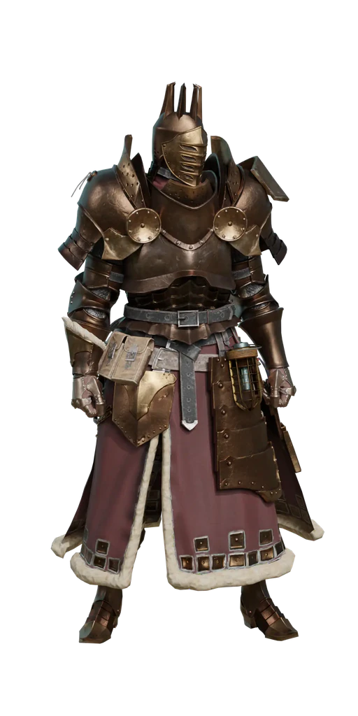 Ingot armor set, presentation art