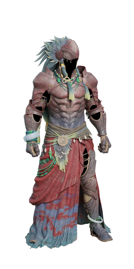 Uth Duna armor set, presentation art