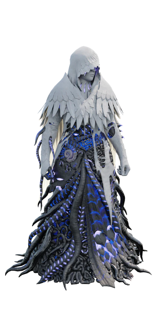 Numinous α armor set, presentation art