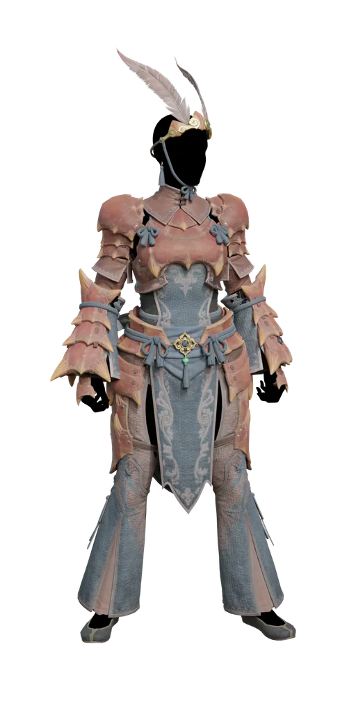 Kut-Ku β armor set, presentation art
