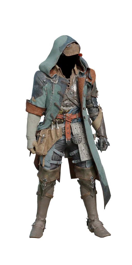 Hope armor set, presentation art
