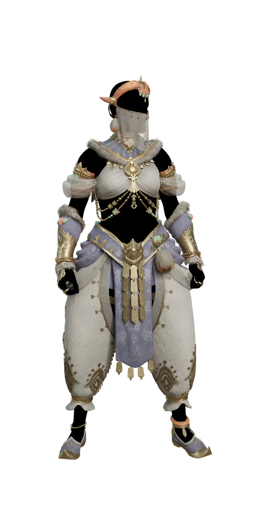 Blango α armor set, presentation art