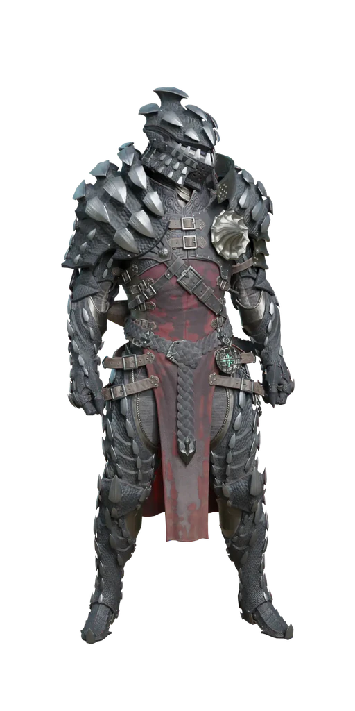 Balahara α armor set, presentation art