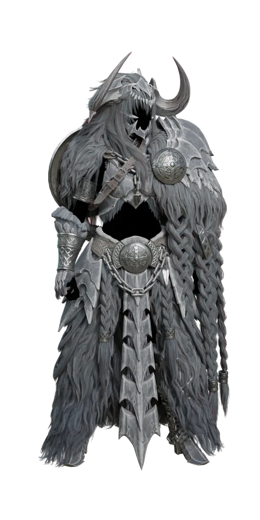 Arkveld β armor set, presentation art
