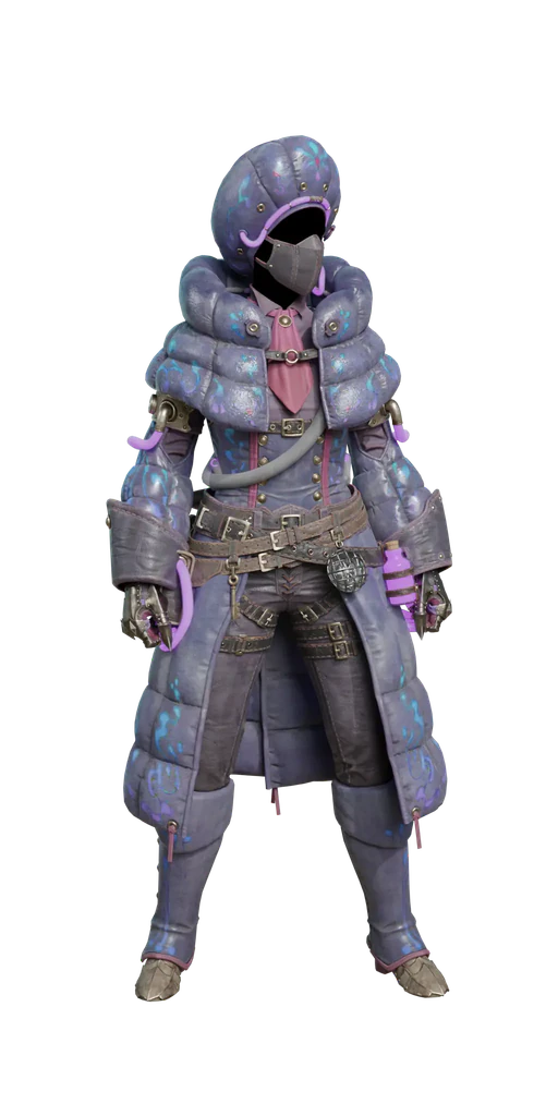 Rompopolo α armor set, presentation art