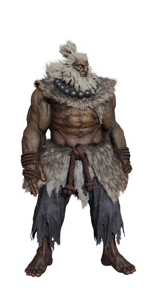 Akuma α armor set, presentation art