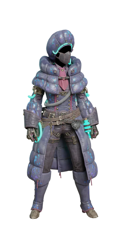 Rompopolo armor set, presentation art