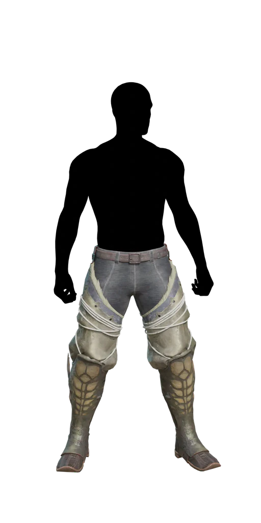 Gajau armor set, presentation art