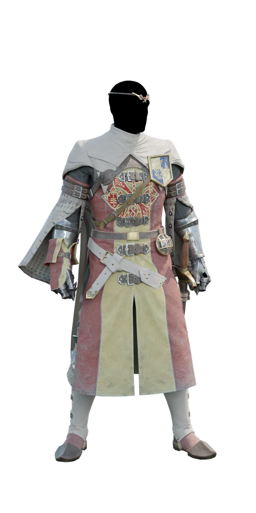Guild Cross α armor set, presentation art