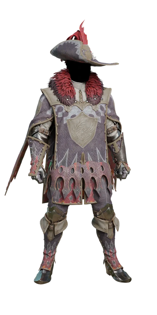 Quematrice α armor set, presentation art