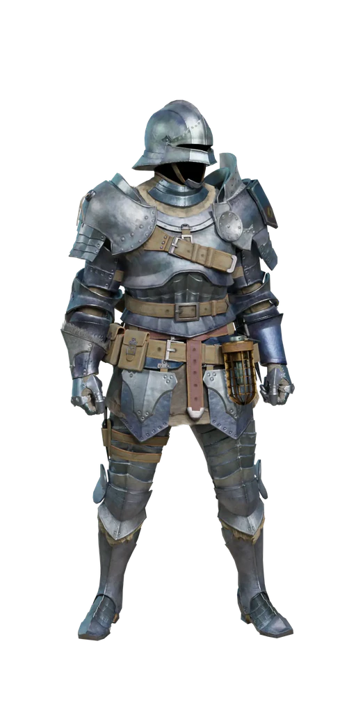 Alloy armor set, presentation art