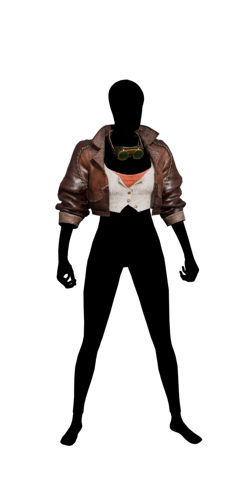 Hawkheart Jacket α armor set, presentation art