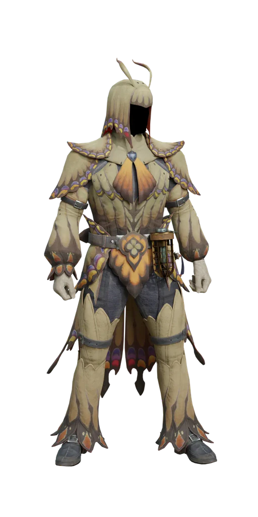 Butterfly α armor set, presentation art