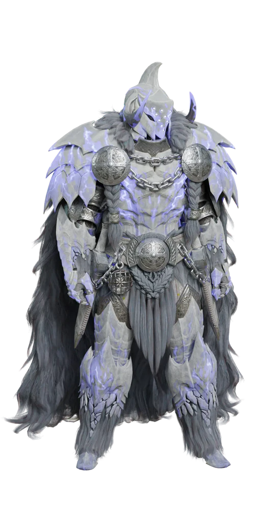 Guardian Arkveld armor set, presentation art