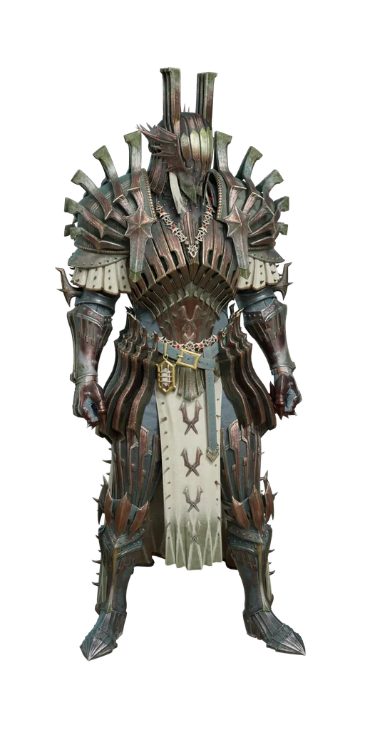 Dahaad β armor set, presentation art