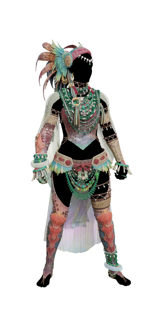 Uth Duna α armor set, presentation art