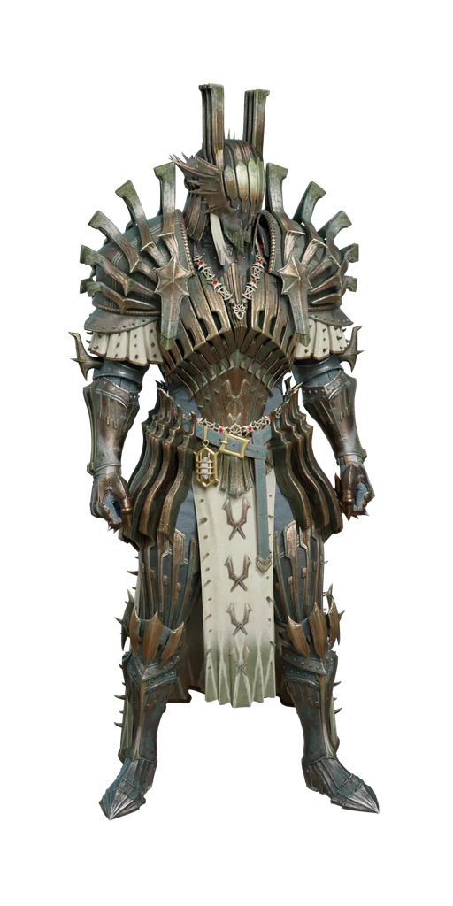 Dahaad α armor set, presentation art