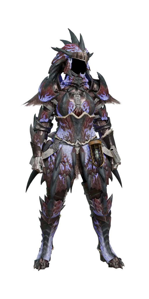 Guardian Rathalos β armor set, presentation art