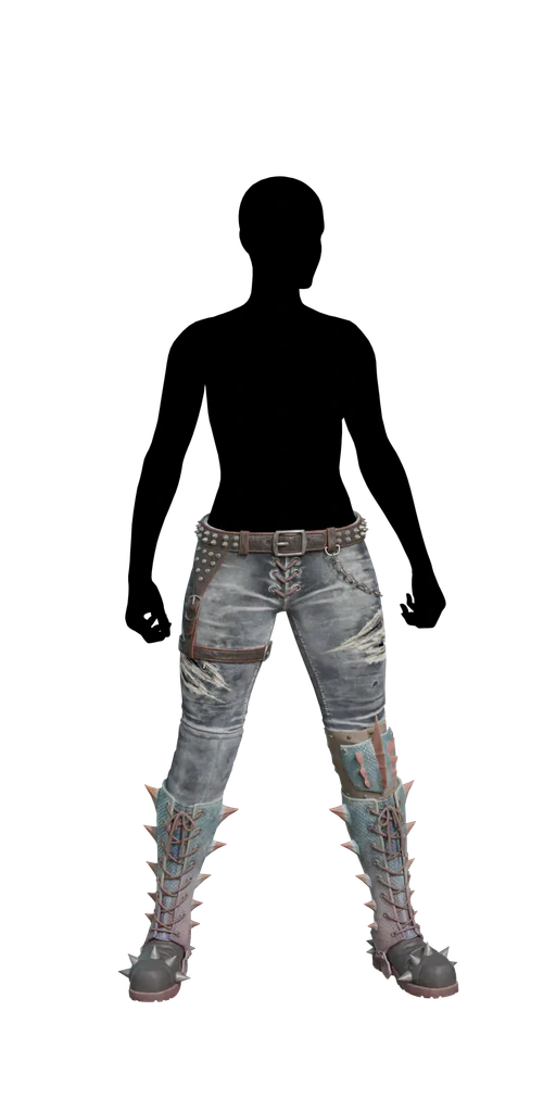 Piragill armor set, presentation art