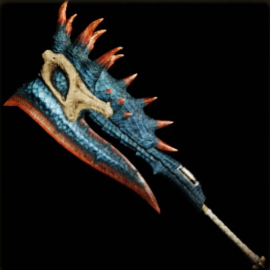 High Bolt Axe, presentation art
